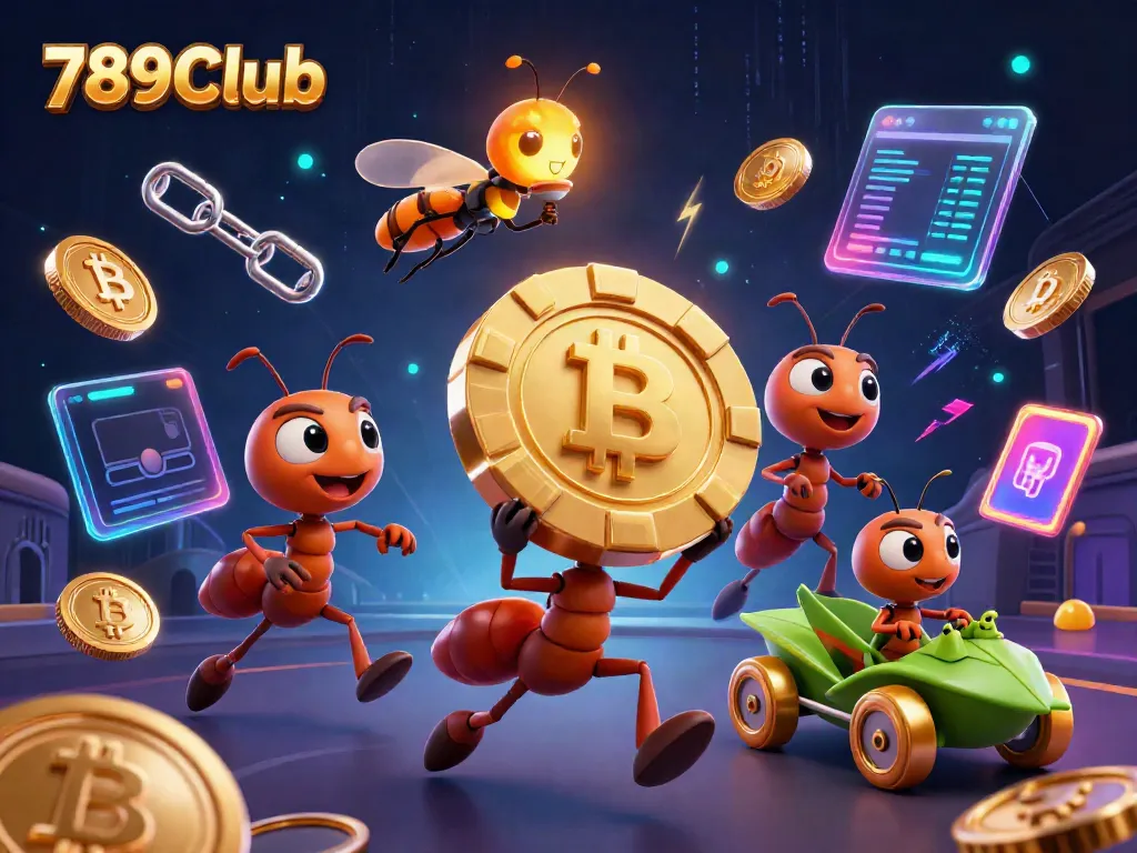Engage with 789Club's exciting heist-themed casino adventure featuring ants and crypto elements.