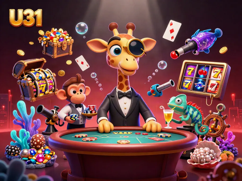 Experience U31 online casino with vibrant slot games and stunning characters in dynamic action.