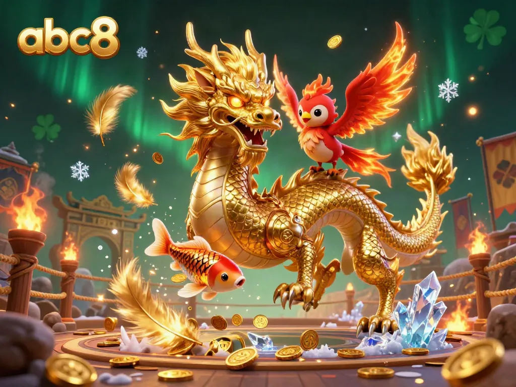 Engage with abc8's remarkable online casino experience featuring dragons, phoenixes, and vibrant prizes.