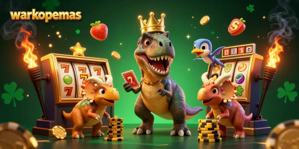 Warkopemas menghadirkan pengalaman bermain slot dengan karakter lucu dalam ilustrasi 3D