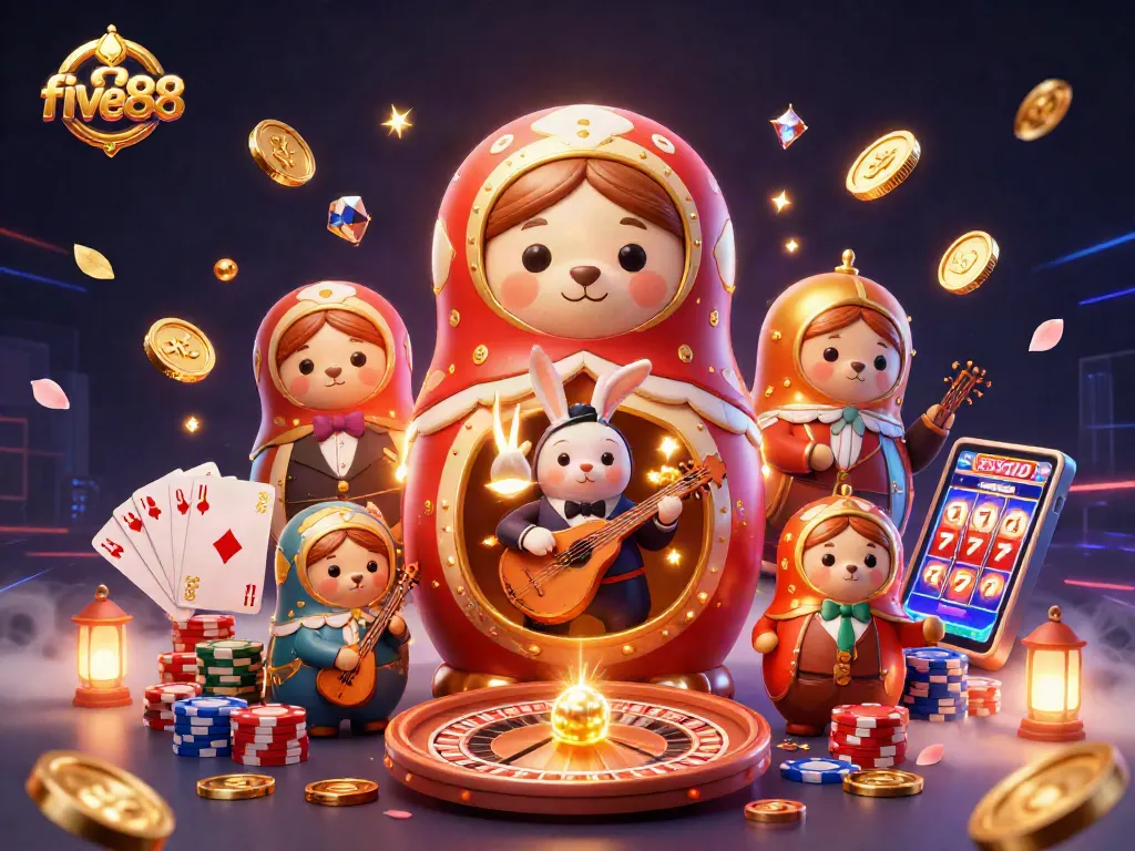 Experience the thrill of five88 with interactive gameplay and vibrant casino elements.