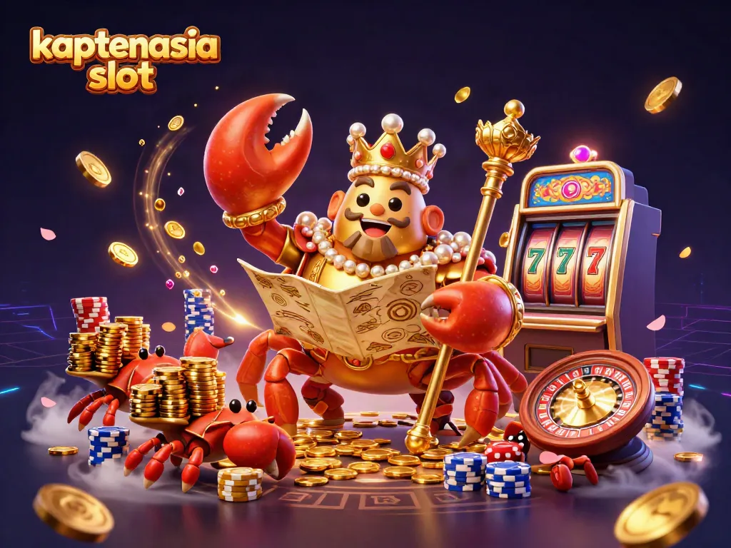 Menangkan di kaptenasia slot dengan kekayaan dari kaisar kepiting emas dan simbol keberuntungan