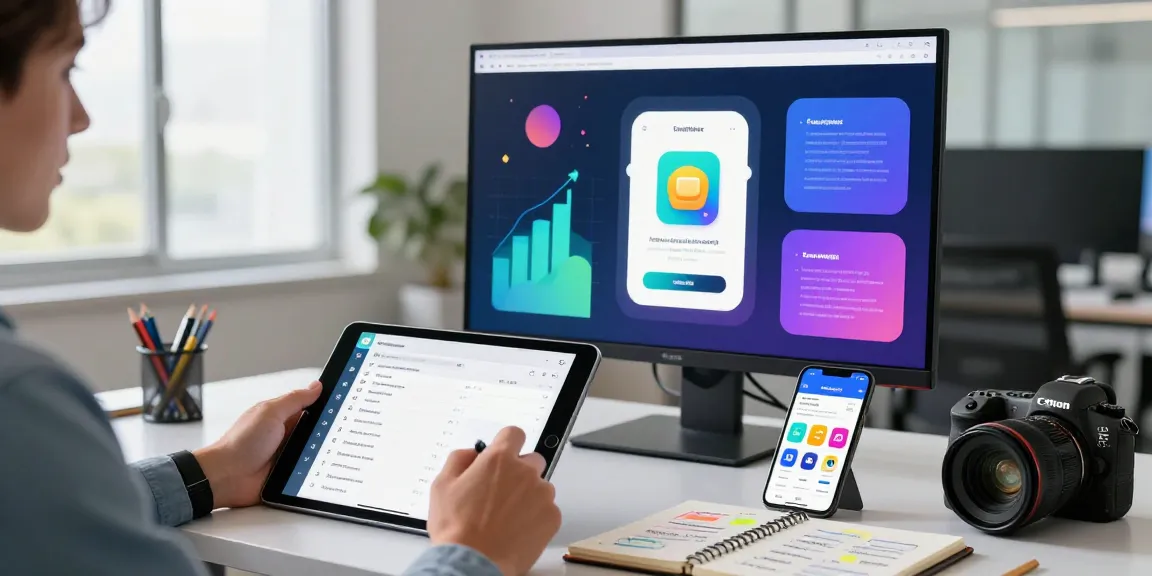Buy app downloads strategy meeting with data analysis in a modern workspace