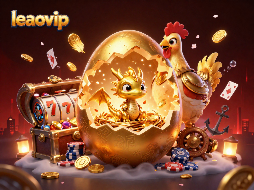 Menangkan jackpot dengan leaovip, naga emas dan simbol keberuntungan di platform kasino!