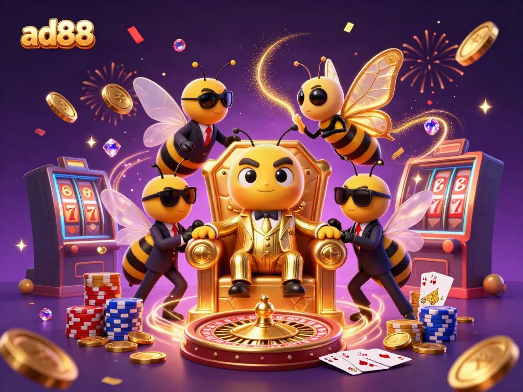 engage with exciting games at ad88 featuring a bumblebee mob boss and sparkling elements