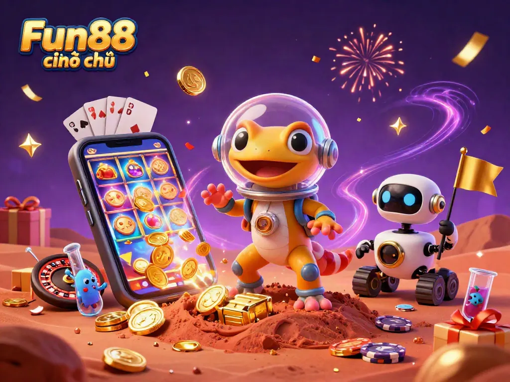 Experience fun and excitement with Fun88 chính thức, featuring vibrant casino elements and engaging gaming action.