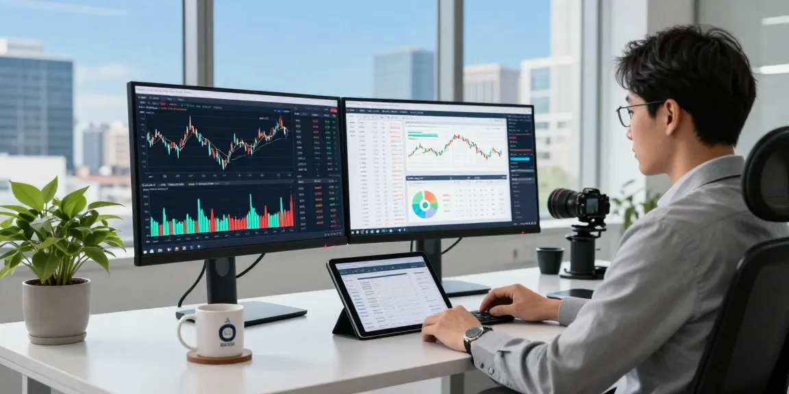 KOSPI index chart analysis in a modern financial analytics workspace