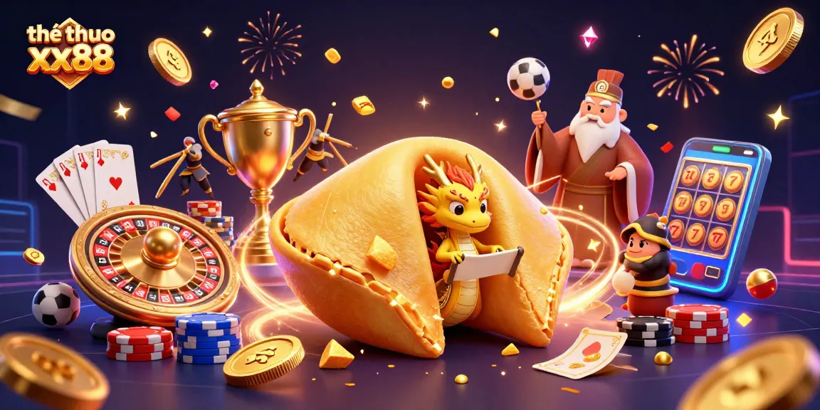 Bet on thể thao xx88 with dynamic sports betting scene full of action, coins, and trophies.