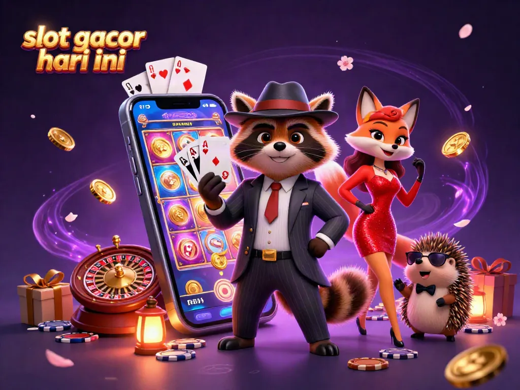 Menangkan slot gacor hari ini dengan rakun bergaya dan teman-temannya di kasino virtual.