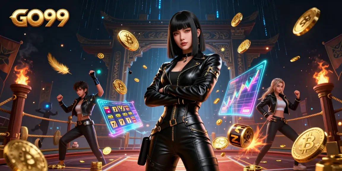 Engage with GO99's thrilling online casino experience highlighted by stunning visuals of dynamic games.