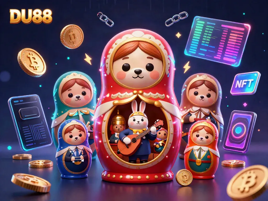 Experience DU88 with 3D cartoon characters and casino elements in a vibrant digital scene.