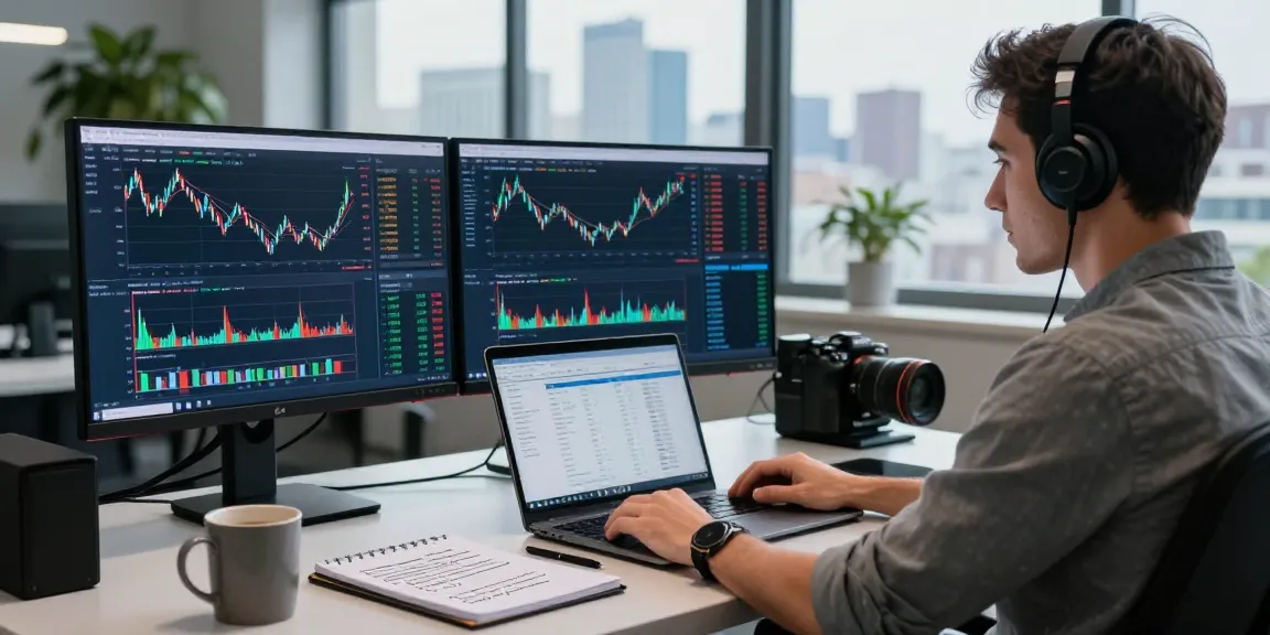 实时市场数据分析，交易员利用TradingView图表工具在动态交易环境中制定策略