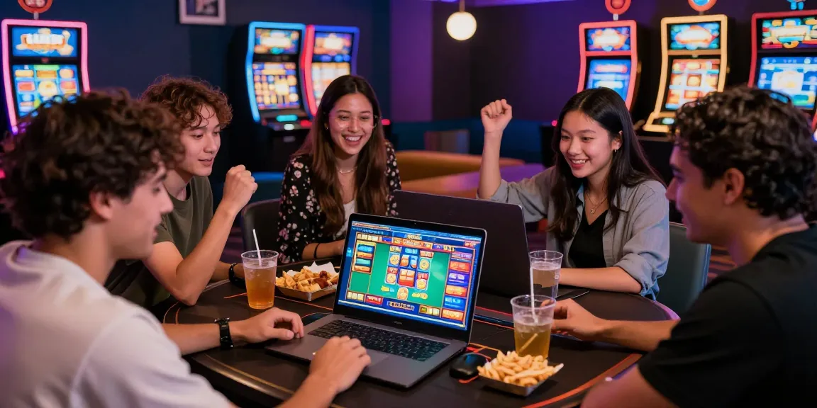 LUCK8 gaming experience with friends engaging in lively online casino environment