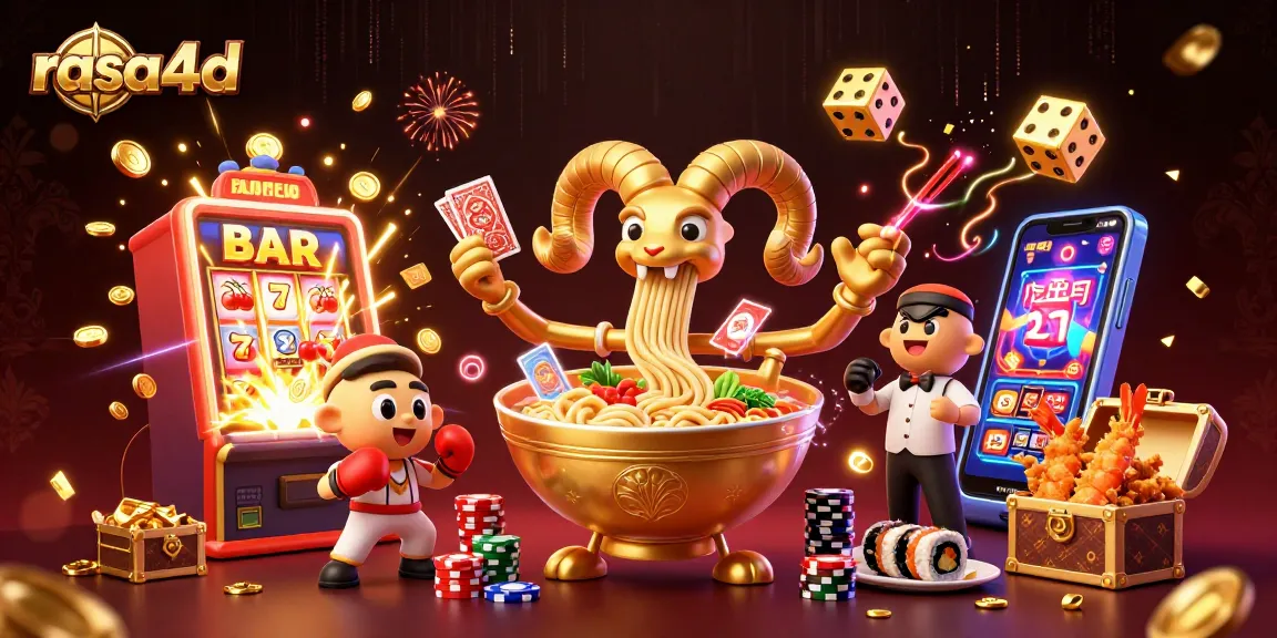 Rasa4d menghadirkan kasino yang meriah dengan karakter unik dan permainan menarik dalam ilustrasi 3D.