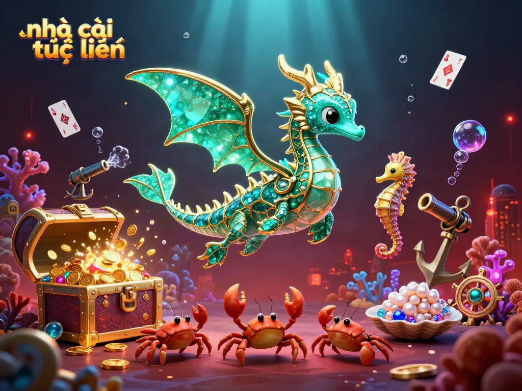 Experience thrilling action at nhà cái trực tuyến with vibrant underwater scenes and dynamic gaming elements.