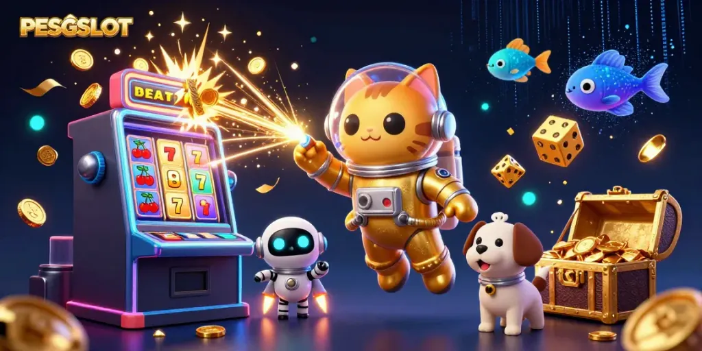 Menangkan jackpot di PESGSLOT dengan slot terbaru dan simbol keberuntungan.