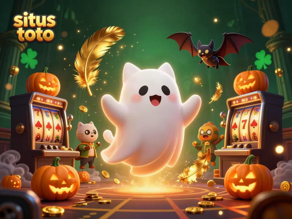 Experience thrilling gameplay in the haunted casino with situs toto and its vibrant ghostly characters.