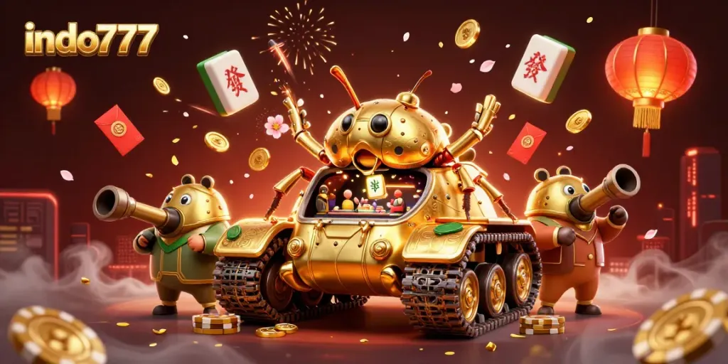 Menangkan permainan di indo777 dengan sensasi jackpot kasino dari 3D ilustrasi penuh warna dan detail.