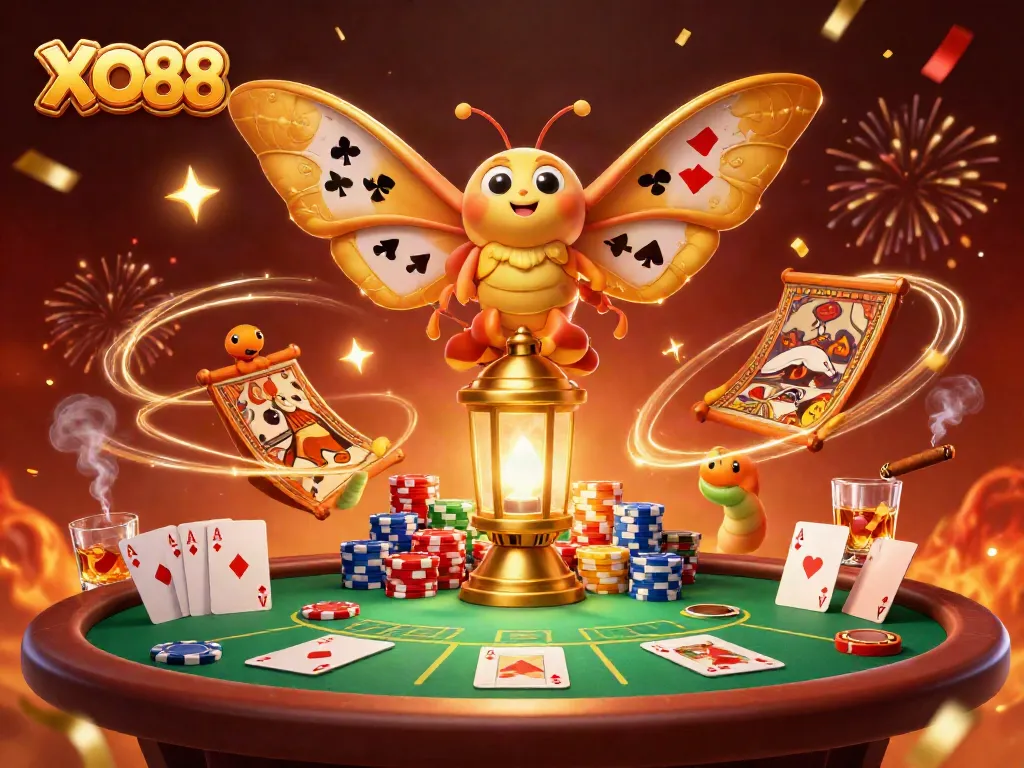 Experience thrilling gameplay with XO88 in this vibrant casino scene full of excitement.