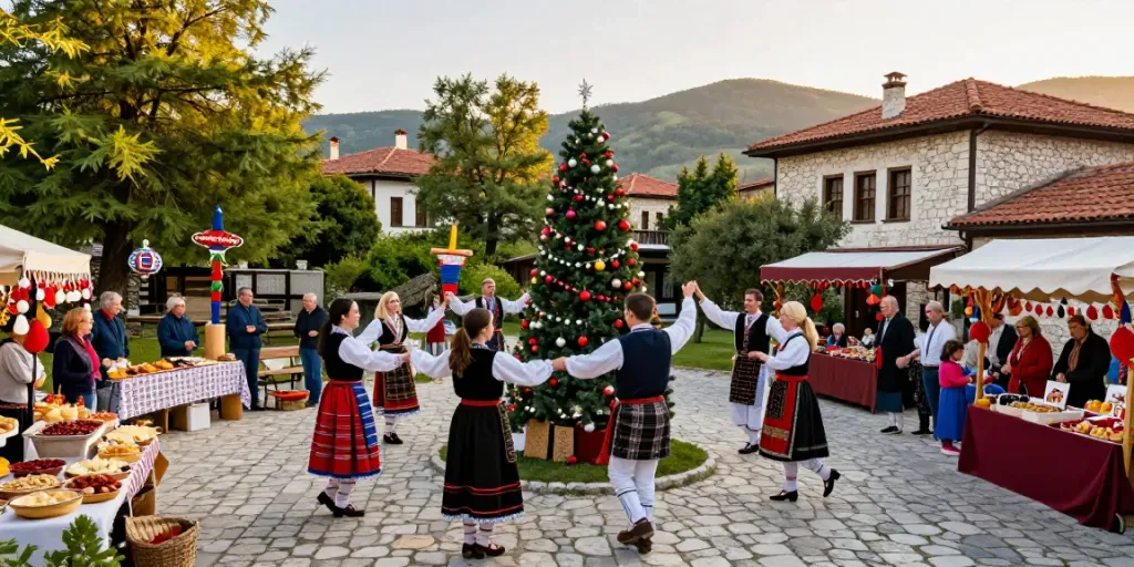 Δραστηριότητα πολιτιστικής γιορτής με παραδοσιακά έθιμα και Ellados Paradoseis