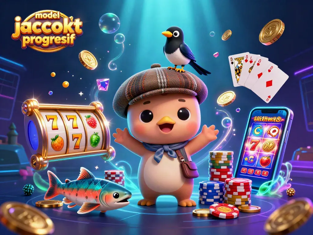 Menangkan model jackpot progresif di slot dengan karakter lucu dan penuh daya tarik.