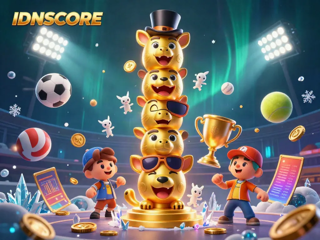 Engage with IDNSCORE's immersive online betting experience among dynamic sports elements.