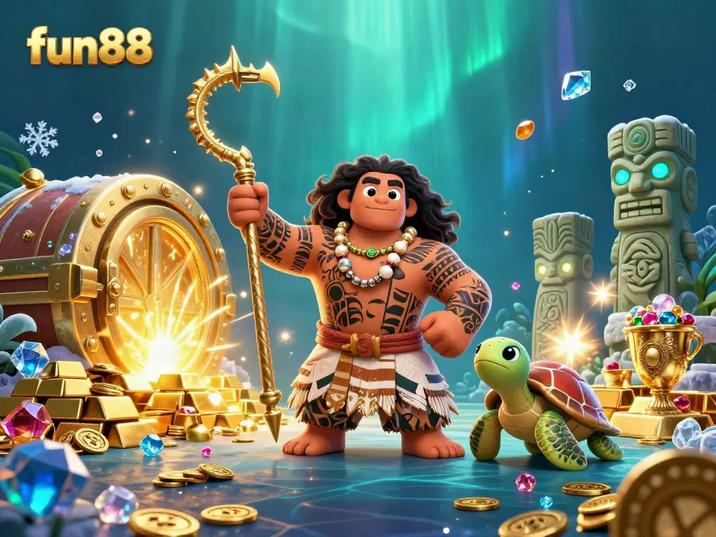 Engage in fun88's exciting gaming experience with vibrant characters, treasures, and dynamic gameplay.