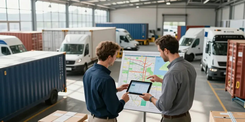 Transportfirma in Düsseldorf organisiert internationale Transporte mit einem engagierten Team und moderner Technologie.