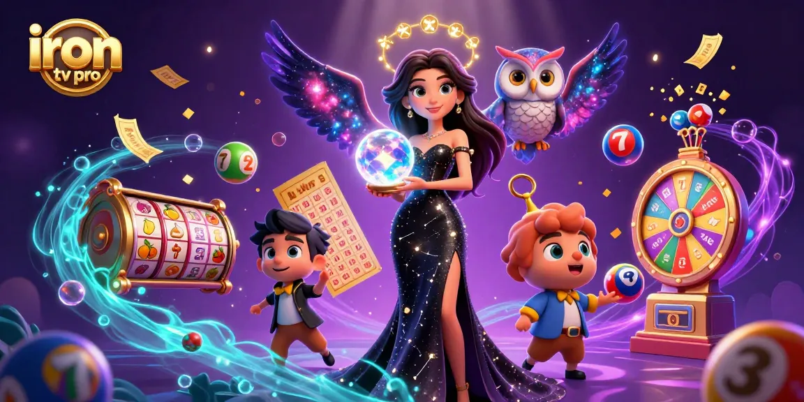 Win big with iron tv pro as vibrant slot reels and colorful lottery elements interact.