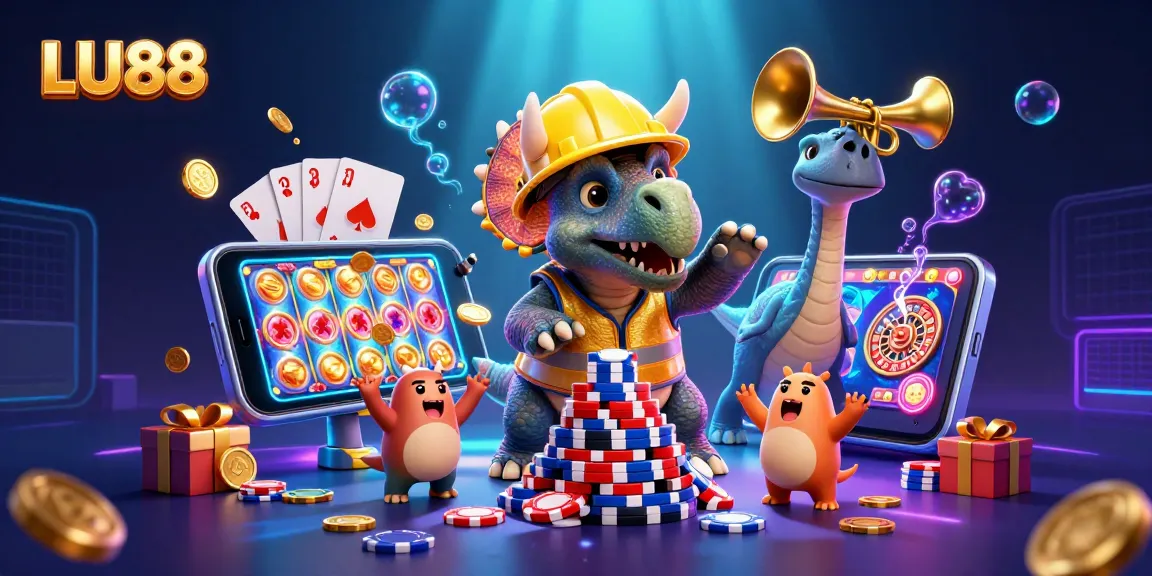 LU88 showcases its exciting gameplay through vibrant graphics of casino fun and excitement.