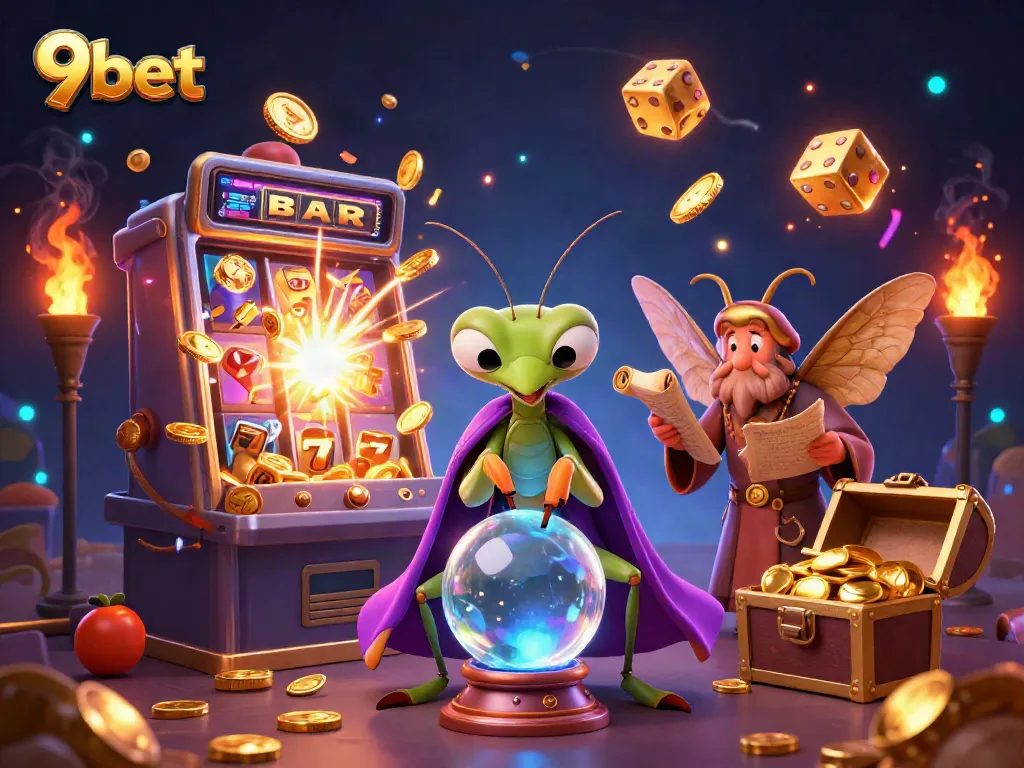 Uncover thrilling gaming adventures at 9bet, featuring a jackpot explosion and mystical characters.