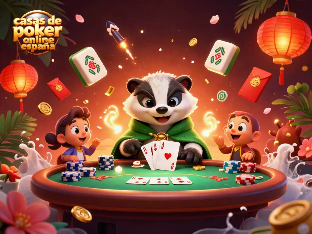 Salas de casas de poker online España mostrando acción y estrategia en una mesa de juego.
