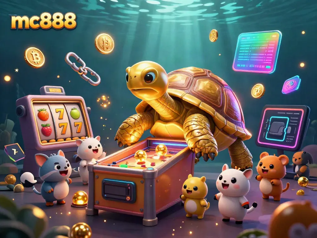 Kemenangan jackpot di mc888 dengan pengalaman bermain slot premium dari MC888 dan simbol keberuntungan.