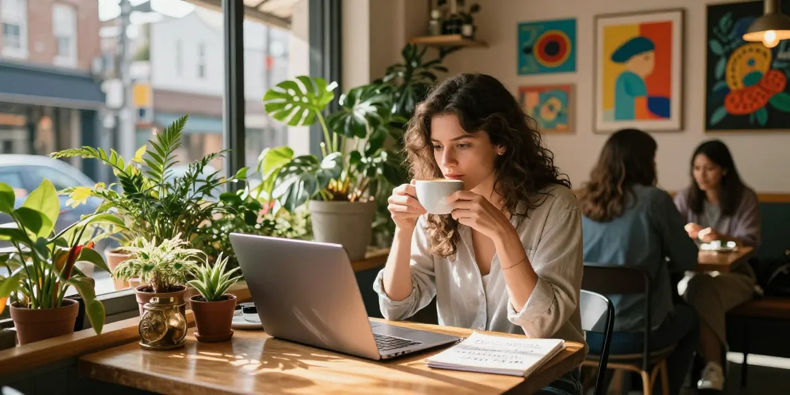 Experience the vibrant urban lifestyle at a café while exploring shopping options through https://forumup.org/shop/search.php?ca_id=&addr1=&addr2=&addr3=&schKeyword= amidst lush greenery.