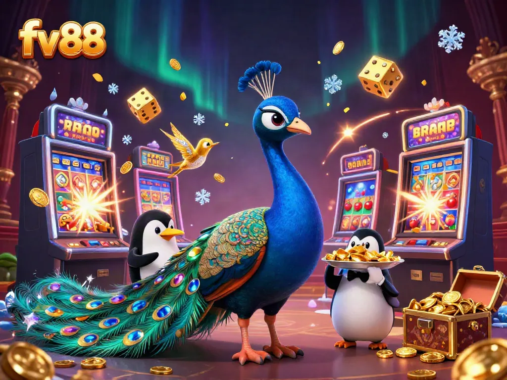 Experience thrilling gameplay at fv 88 with vibrant casino icons and dynamic visuals