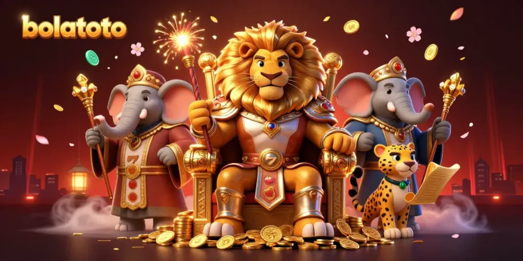 Win big with bolatoto while enjoying an exciting scene of mobile casino gaming with majestic characters.
