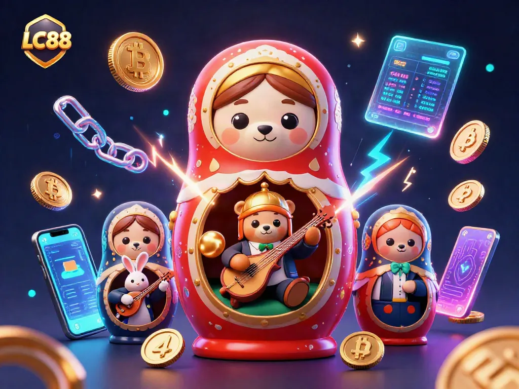 Experience thrilling gameplay at LC88 with a colorful 3D digital casino scene.
