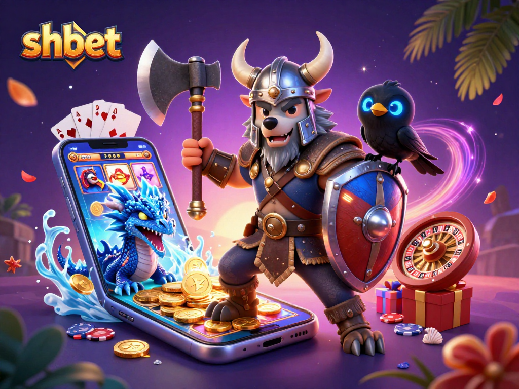 Engage in thrilling gaming with shbet’s Viking warrior, dragon, and dynamic visuals