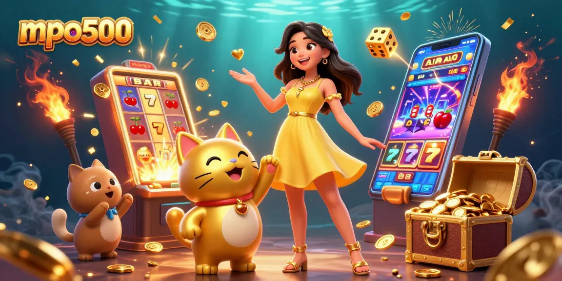 Experience jackpot excitement at mpo500 with a lucky cat and stunning games around!