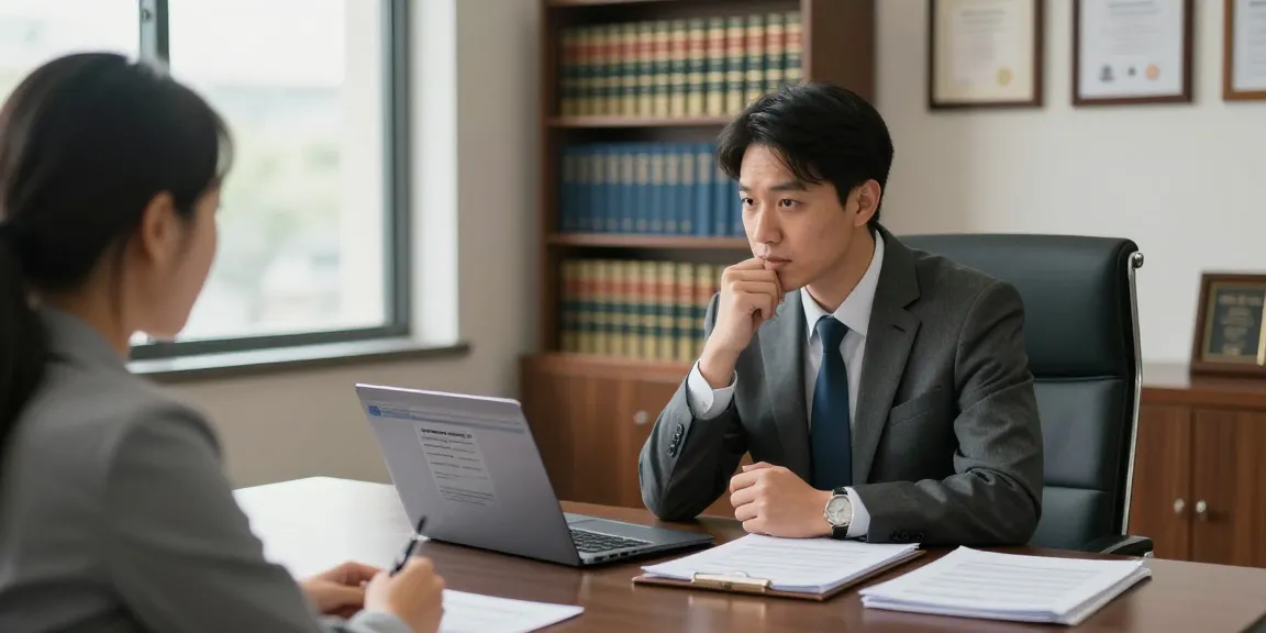Personal injury attorney California consulting a client in a professional law office