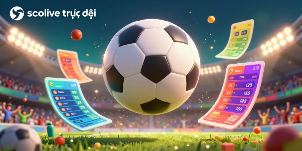 Engage in thrilling matches with socolive trực tiếp, highlighted by dynamic betting visuals and cheering fans.