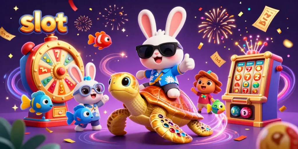 Rasakan keseruan slot dengan kelinci beruntung dan kura-kura emas di dunia judi ini