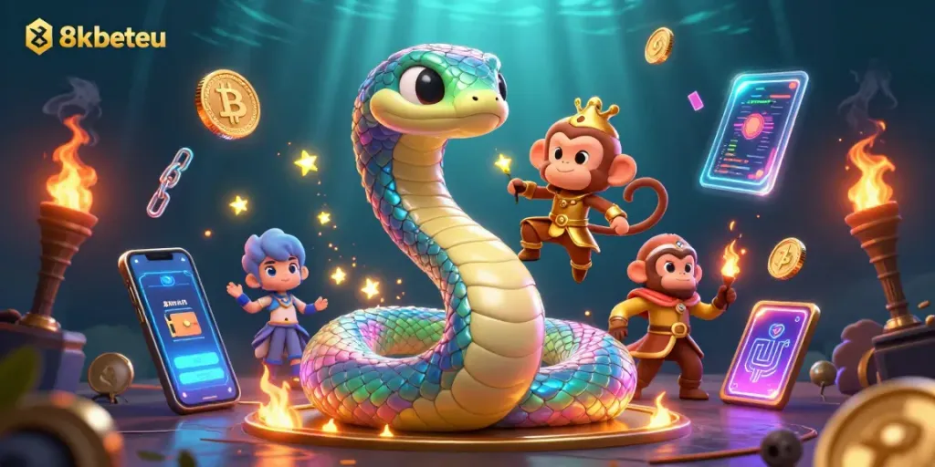 Experience thrilling gameplay with unique 8xbeteu characters and vibrant 3D casino elements.