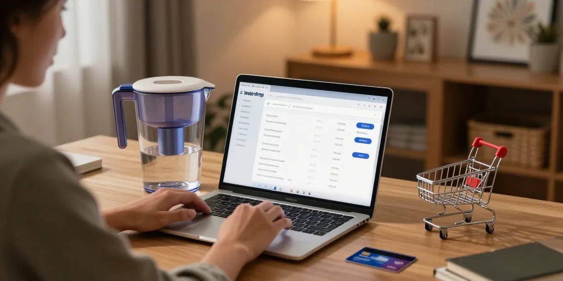 Waterdrop PT-04C Water Filter Pitcher purchase review on e-commerce site for online shoppers.