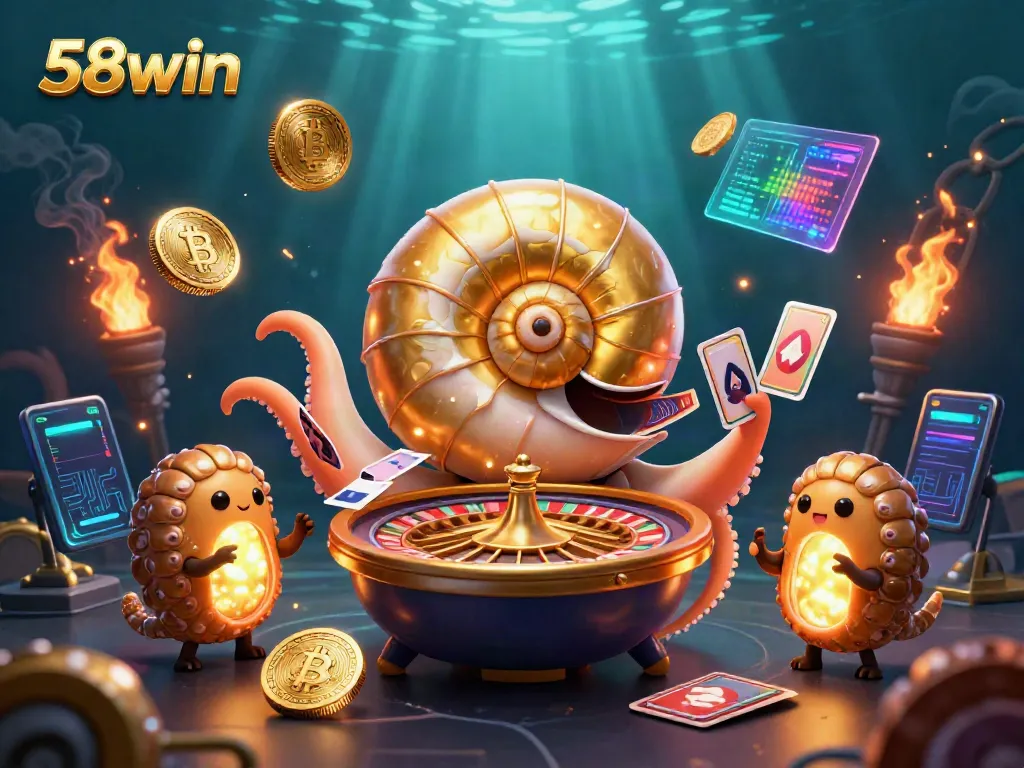 Engage with 58win and experience the thrill of underwater casino gaming.