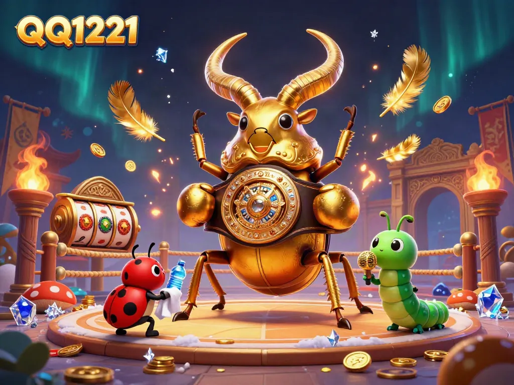 Experience the excitement of QQ1221 with vibrant characters in a thrilling casino scene