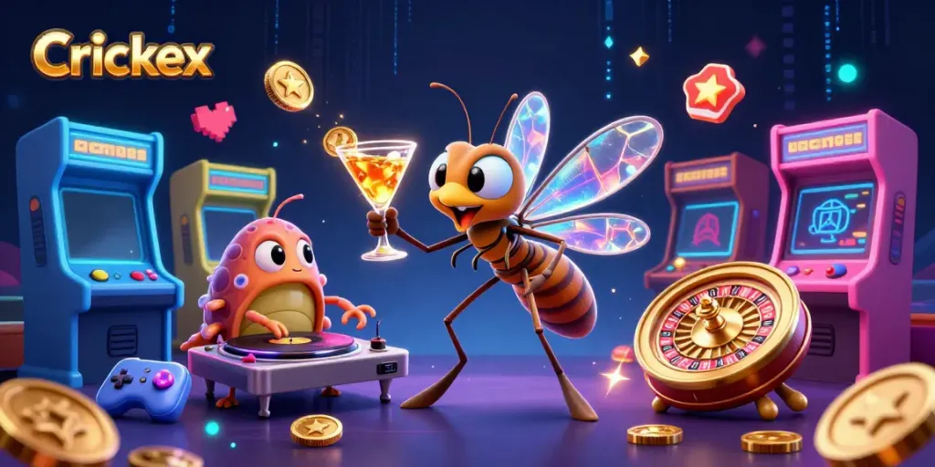 Engage in lively casino action with Crickex while enjoying vibrant 3D gaming elements and exciting gameplay.