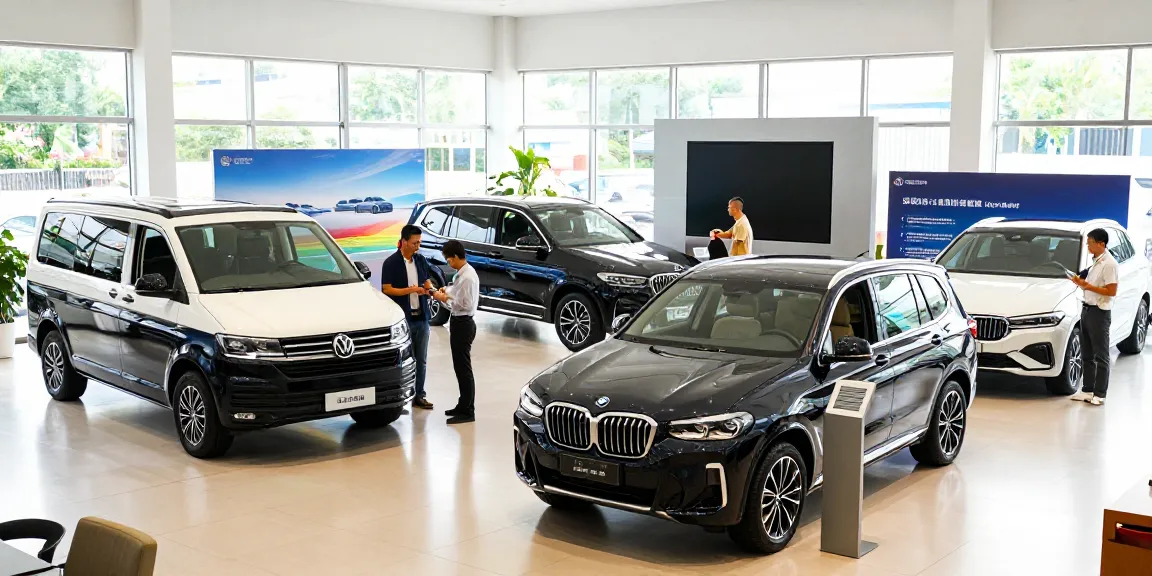 Selection of masini de vanzare chisinau, showcasing modern automobiles in a bright showroom.