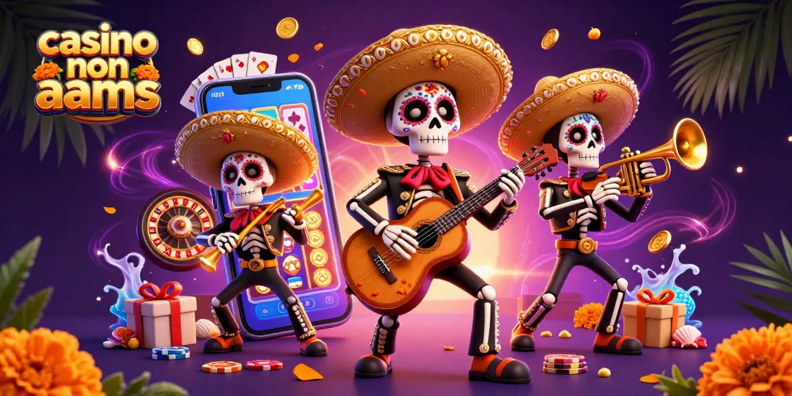 Fai girare i rulli al casinò non aams con una vivace band di mariachi scheletrici e vincite entusiasmanti.