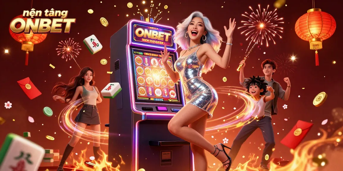 Experience the excitement of nền tảng ONBET with vibrant casino scenes and thrilling jackpots!